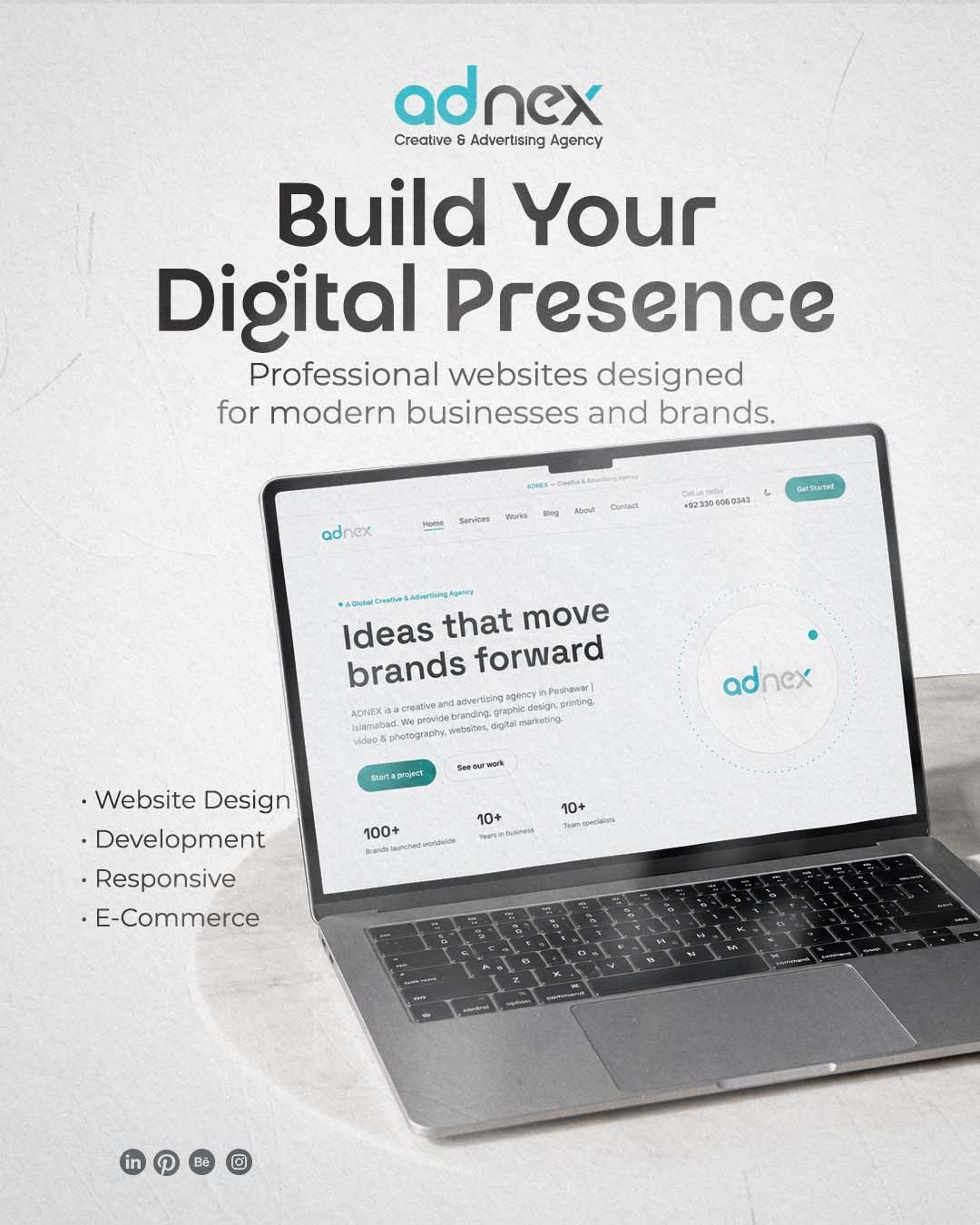 Website Development services by ADNEX
